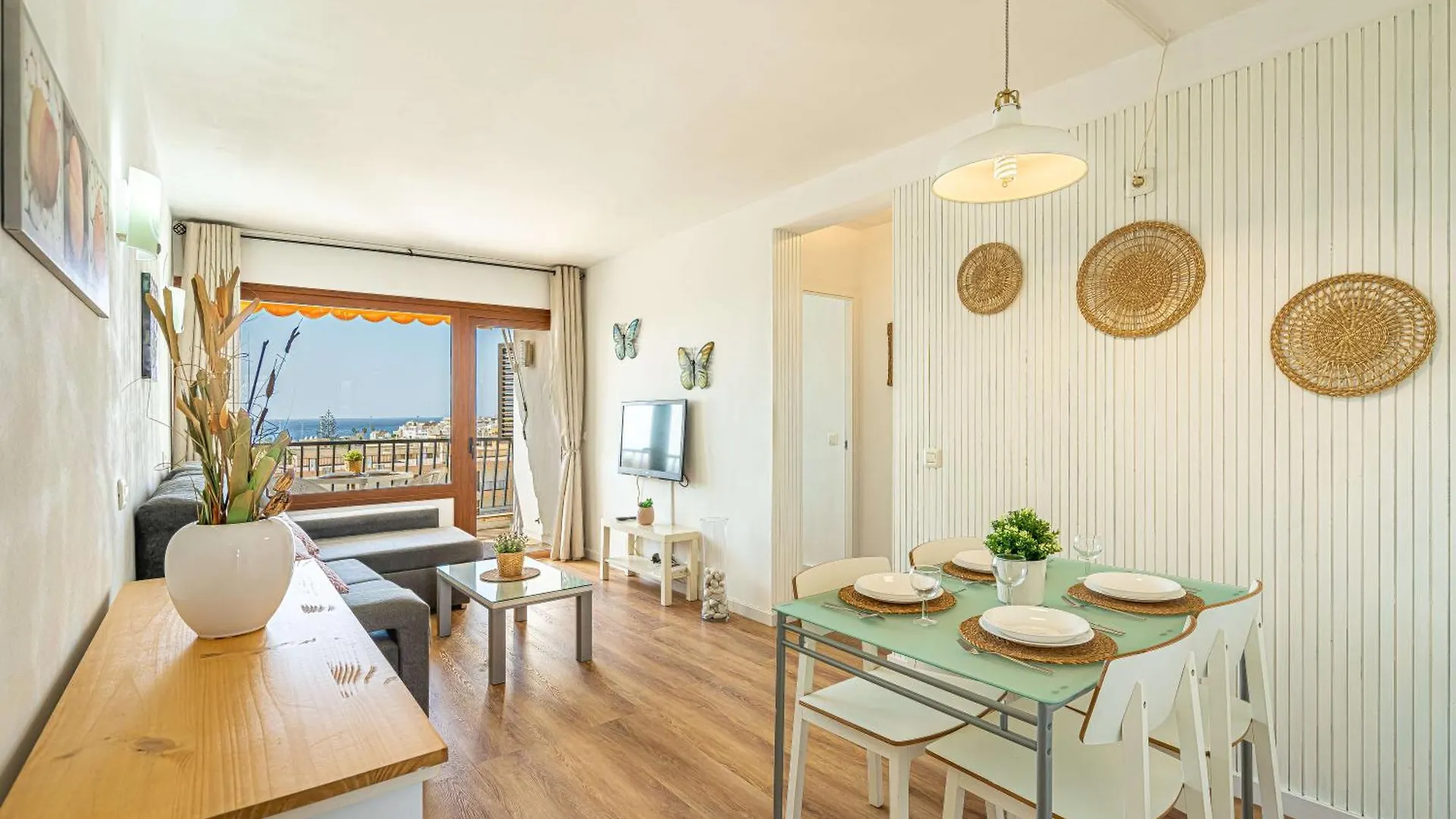 ארונה As De Casas - Achacay Apartment With Sea Views And Pool
